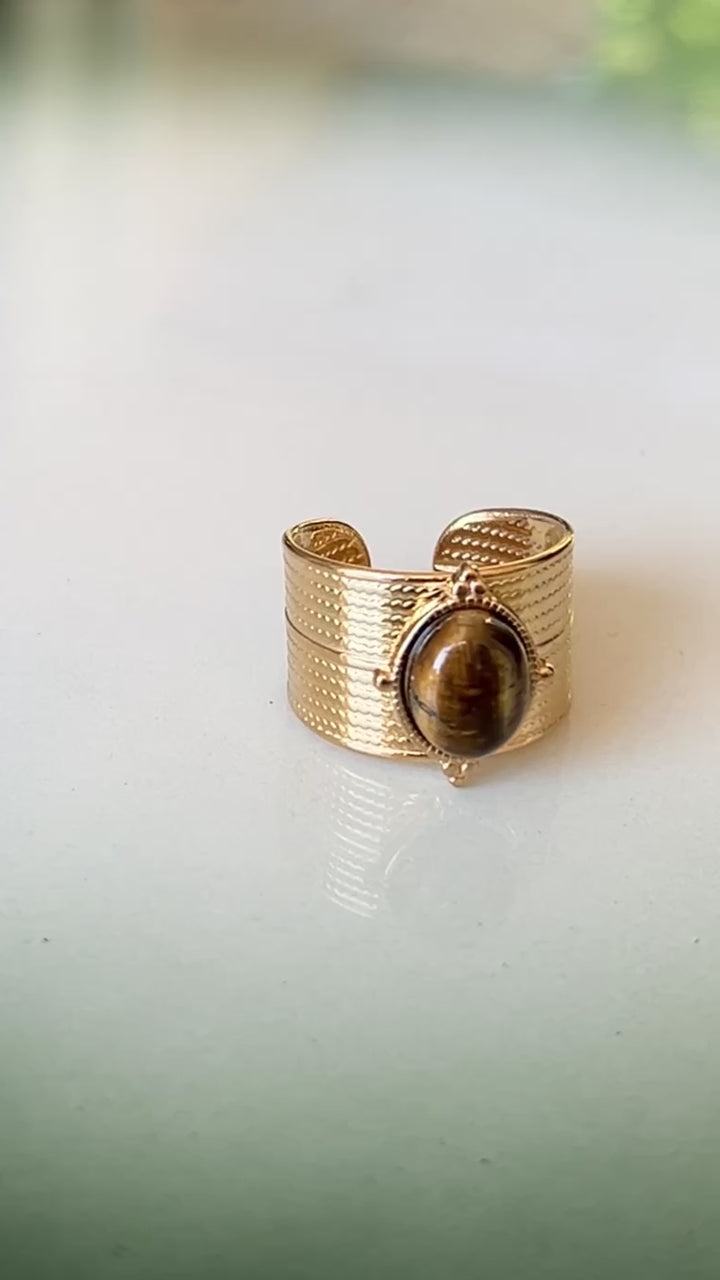 Ring brun glød Froken Dianas Salonger