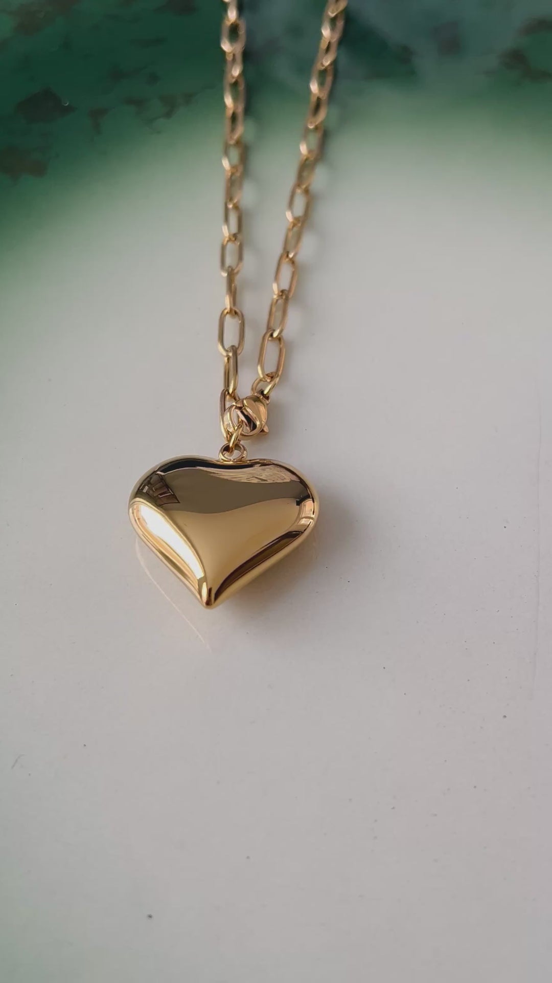 Halskjede Dangling heart