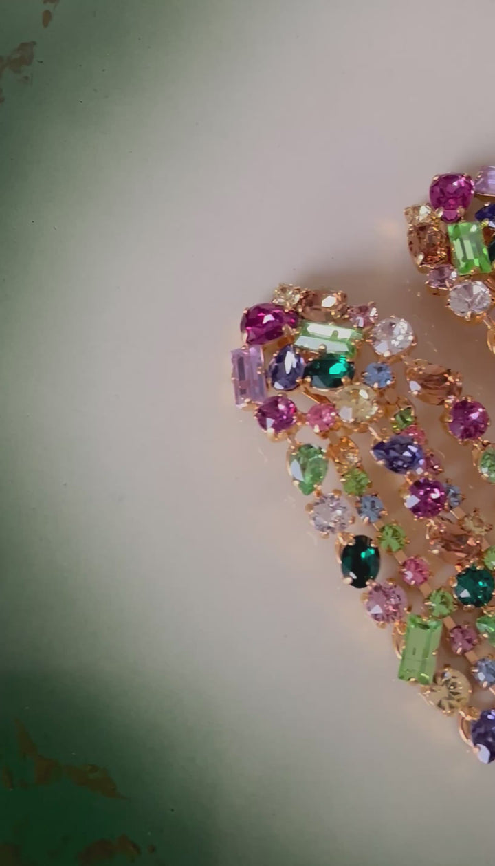 Noelle earrings - festive combo