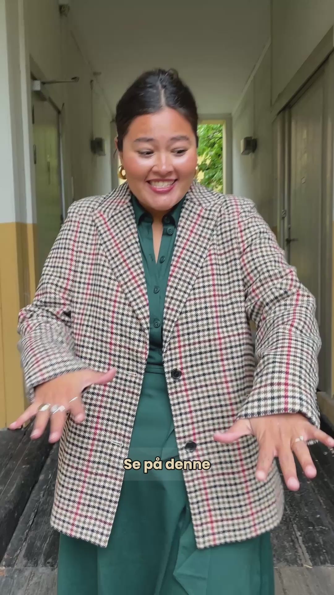 Tula check blazer