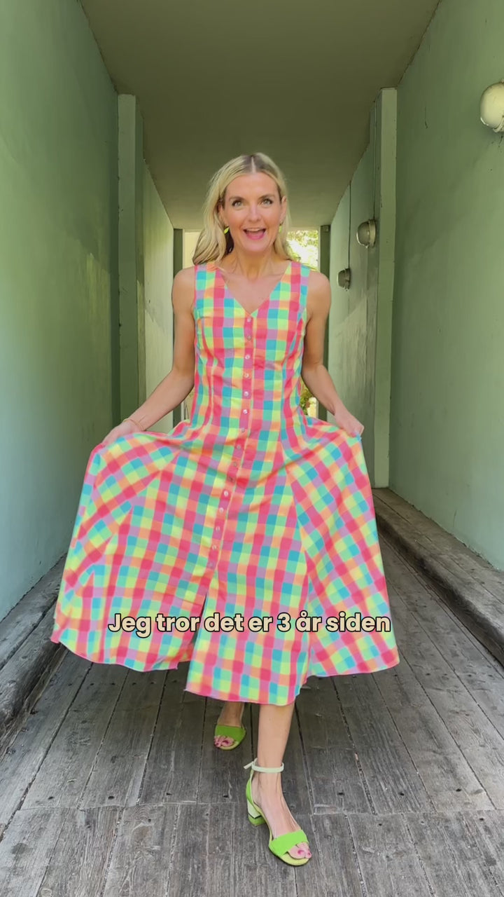Lily dress - squares
