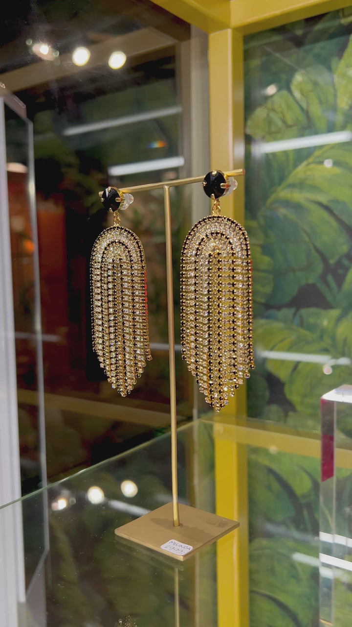 Melinda earrings - black combo