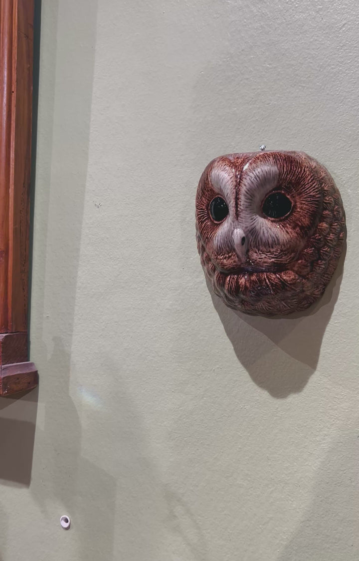 Liten veggvase - Ugle