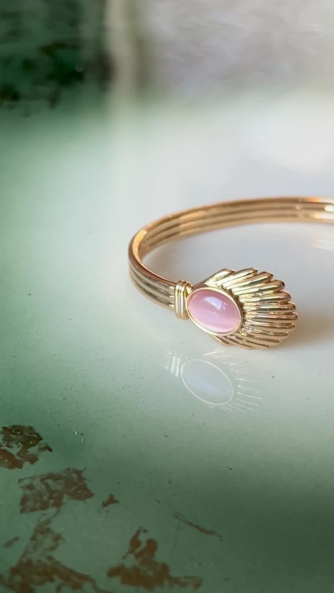 Armbånd Venus Bangle - zephyr gull