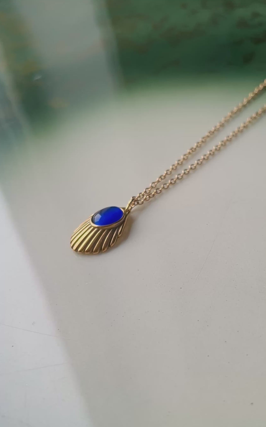 Halskjede Venus chain - lapis