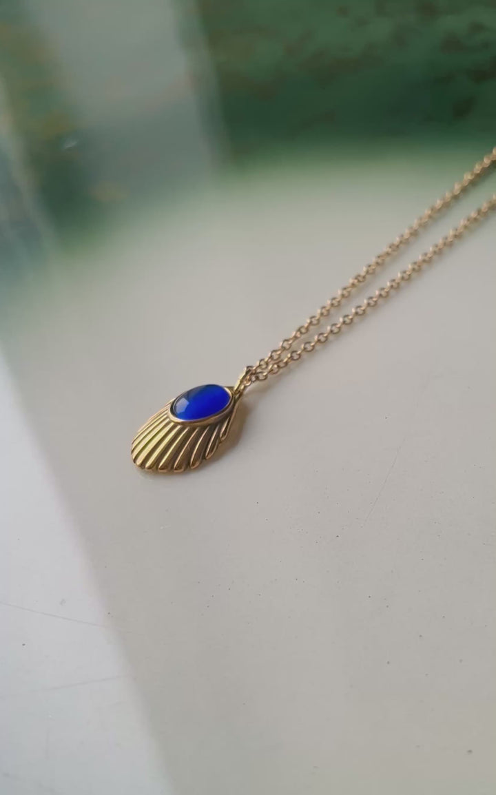 Halskjede Venus chain - lapis