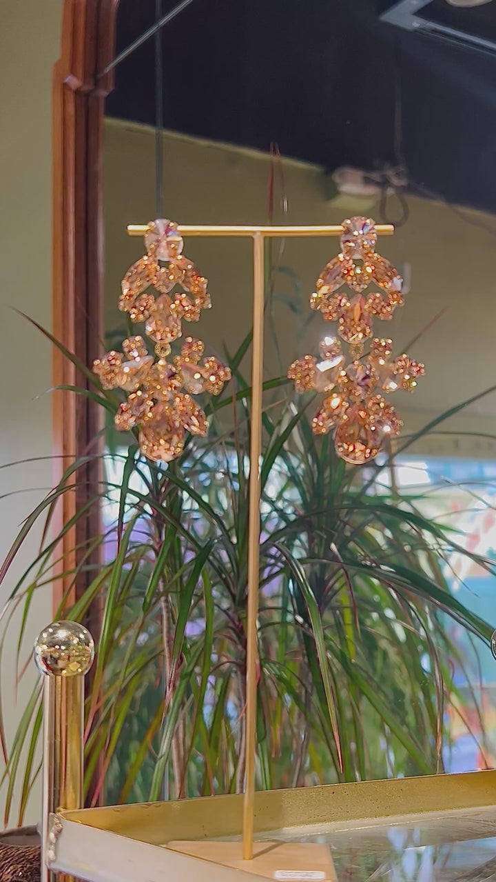 Denize earrings - golden shadow