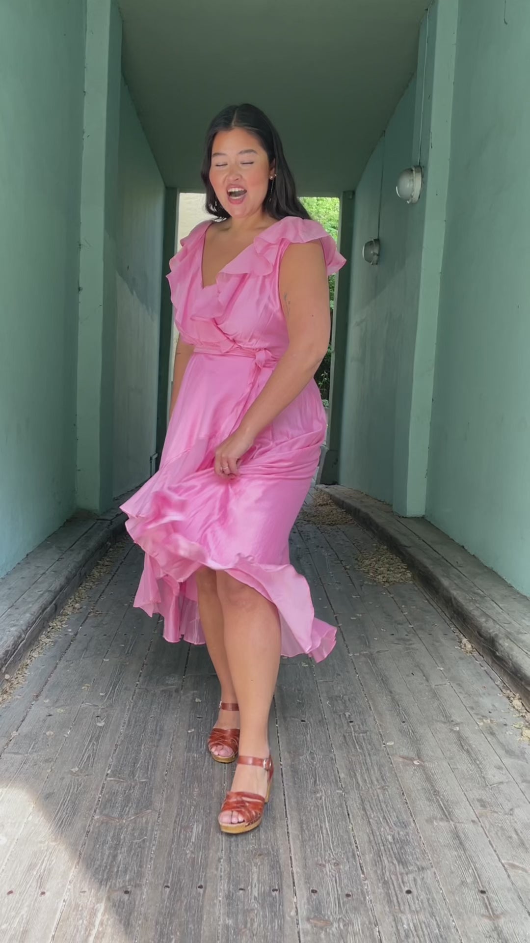 Landon kjole - rosa