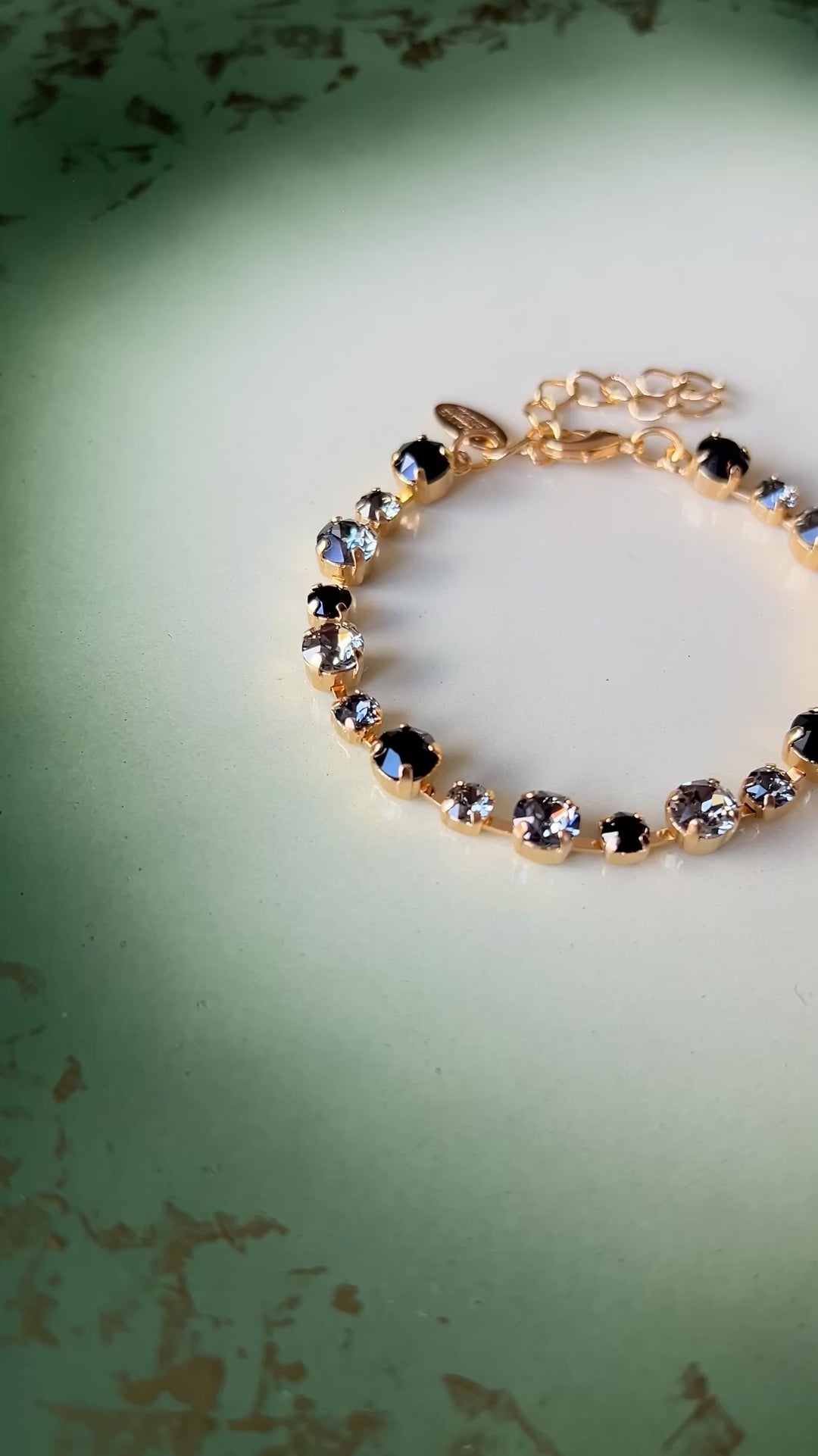 Calanthe bracelet - jet combo