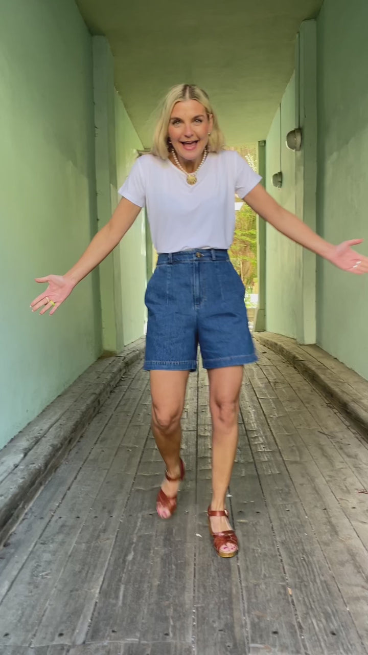 Frida shorts - denim