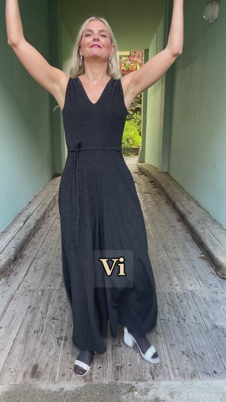Jolly Jumpsuit lurex - svart