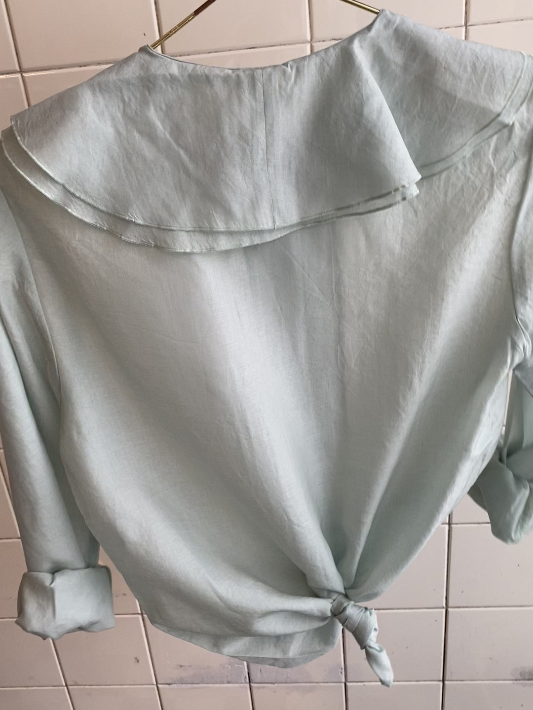 Vintagebluse - Mint, str XS