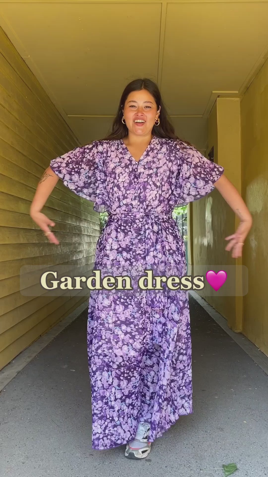Garden dress - lilac