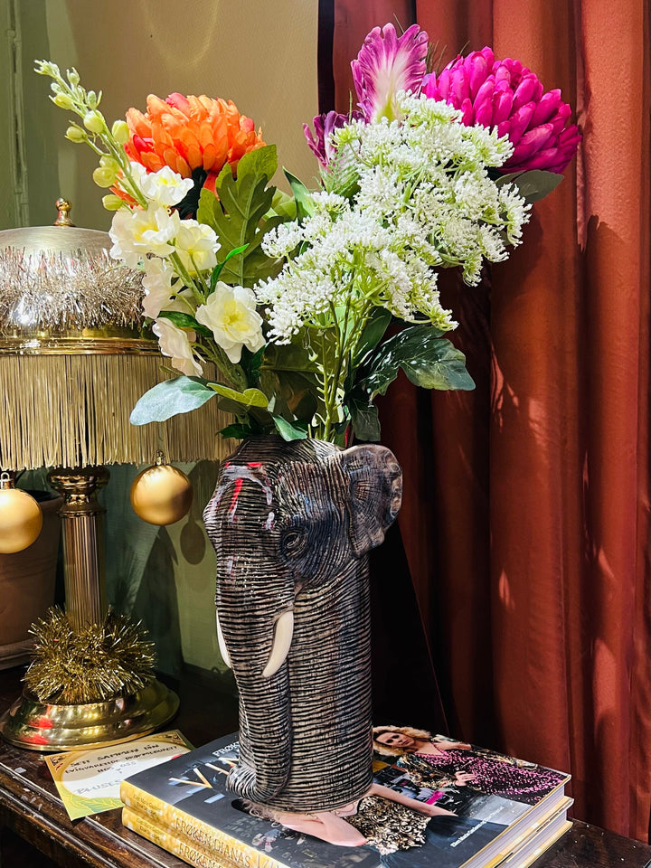 Quail Ceramics interiør Blomstervase - Elefant