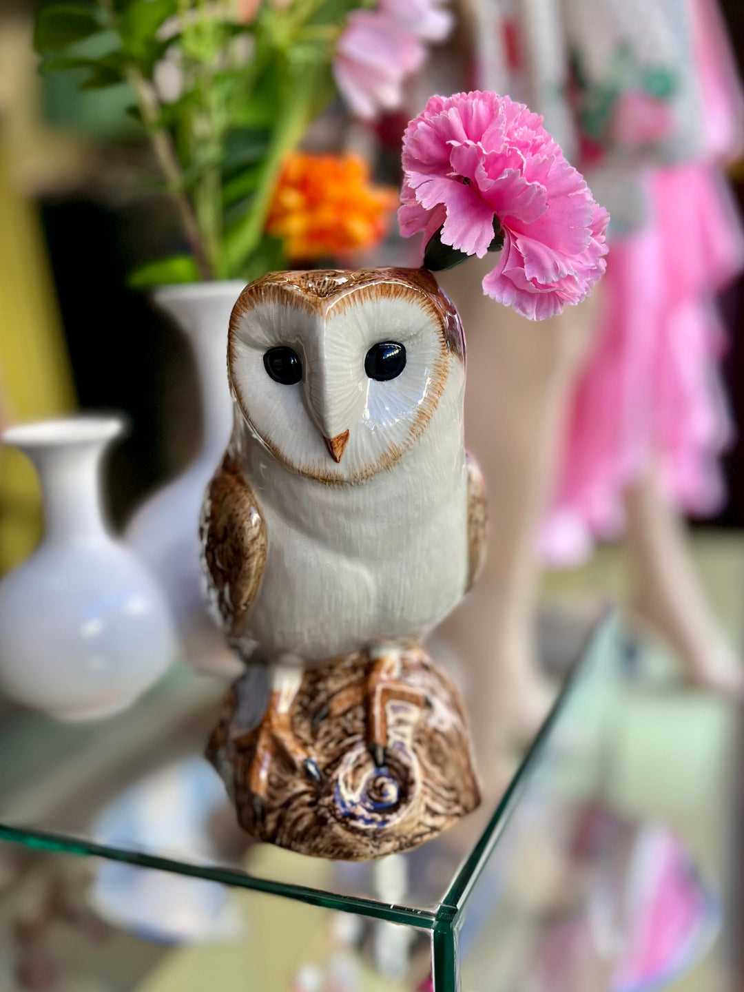 Quail Ceramics interiør Blomstervase - Tårnugle