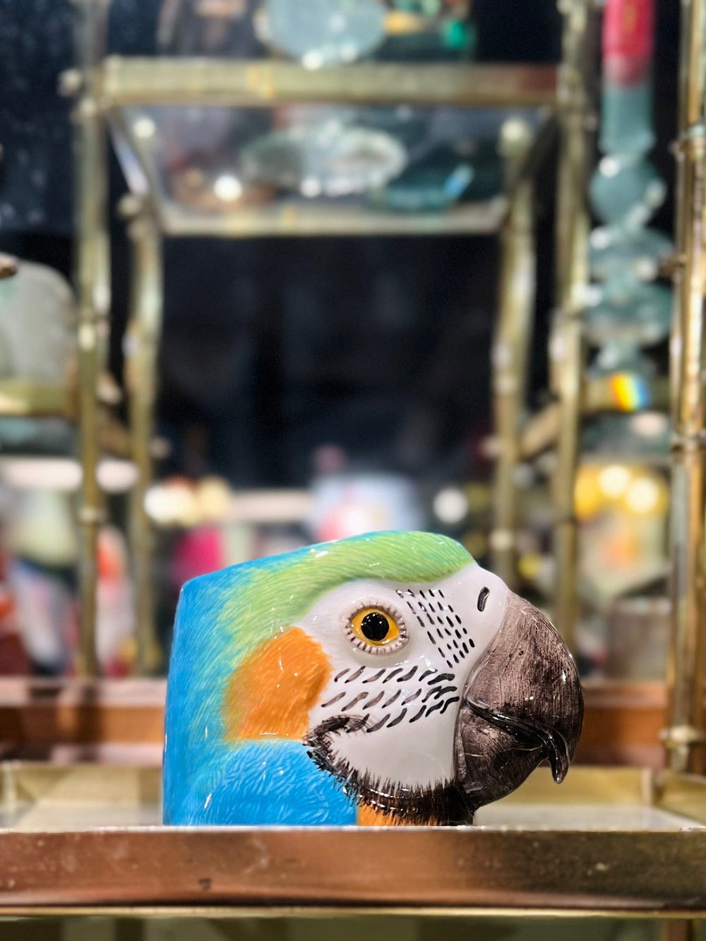 Quail Ceramics interiør Eggeglass - Papegøye