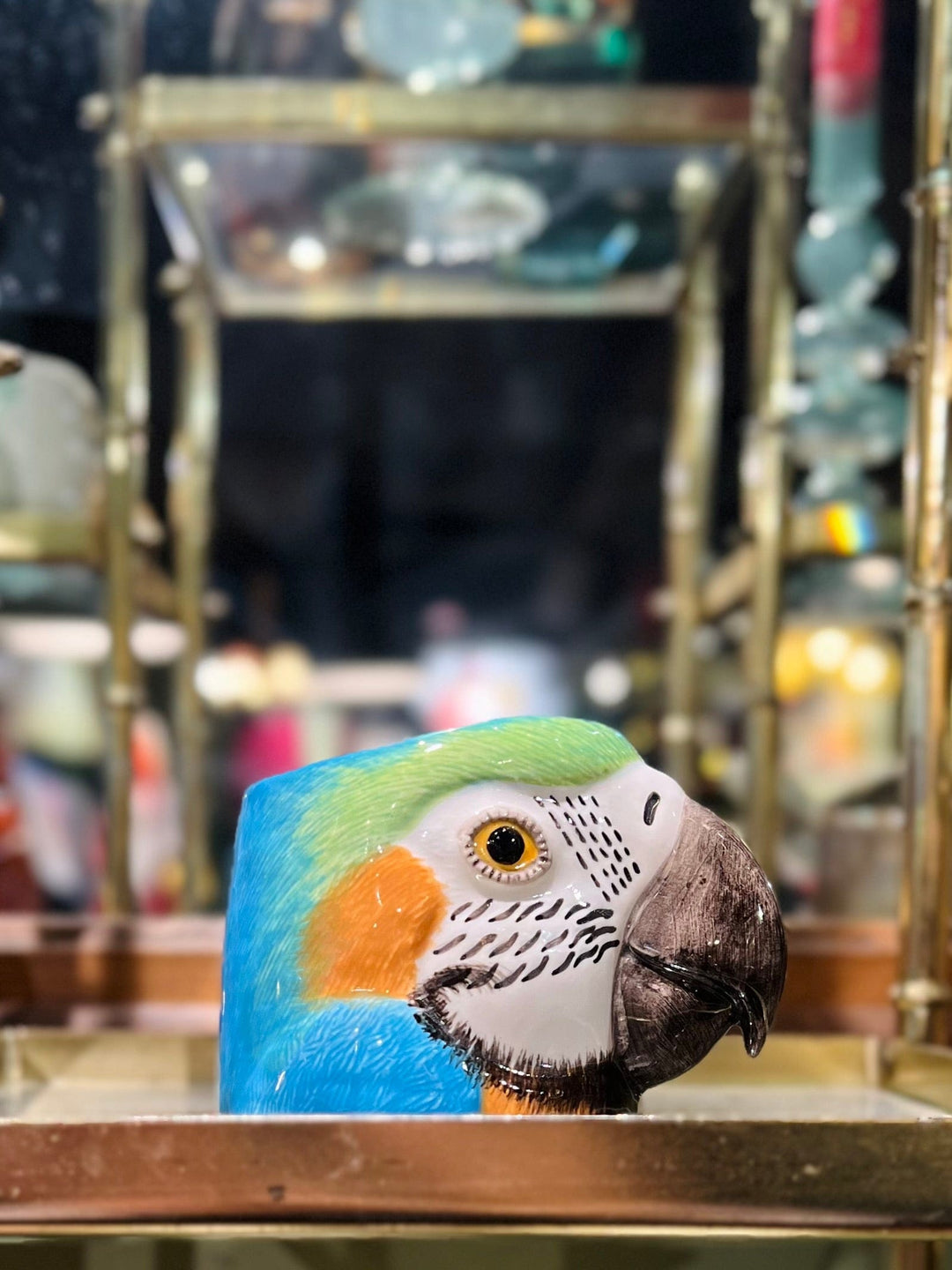 Quail Ceramics interiør Eggeglass - Papegøye