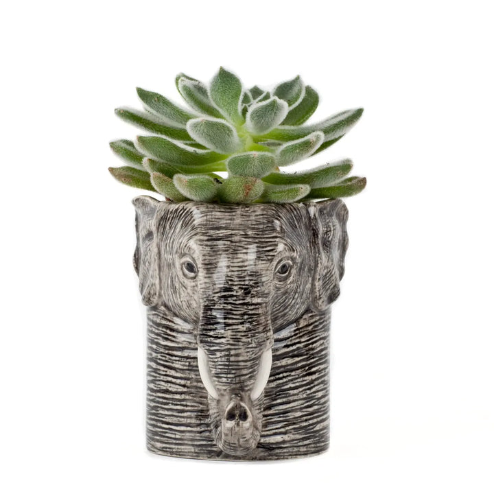 Quail Ceramics interiør Liten vase - Elefant