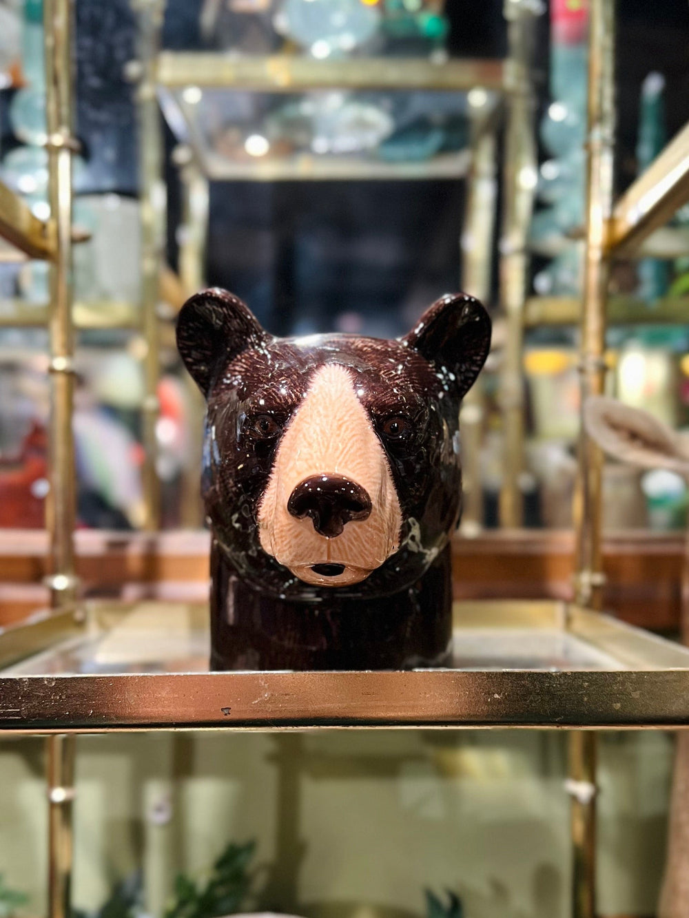 Quail Ceramics interiør Liten vase - Svartbjørn