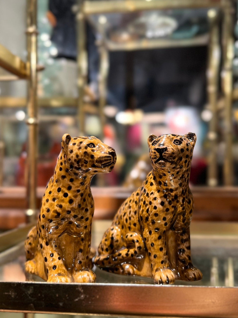 Quail Ceramics interiør Salt- og pepperbøsse - leopard