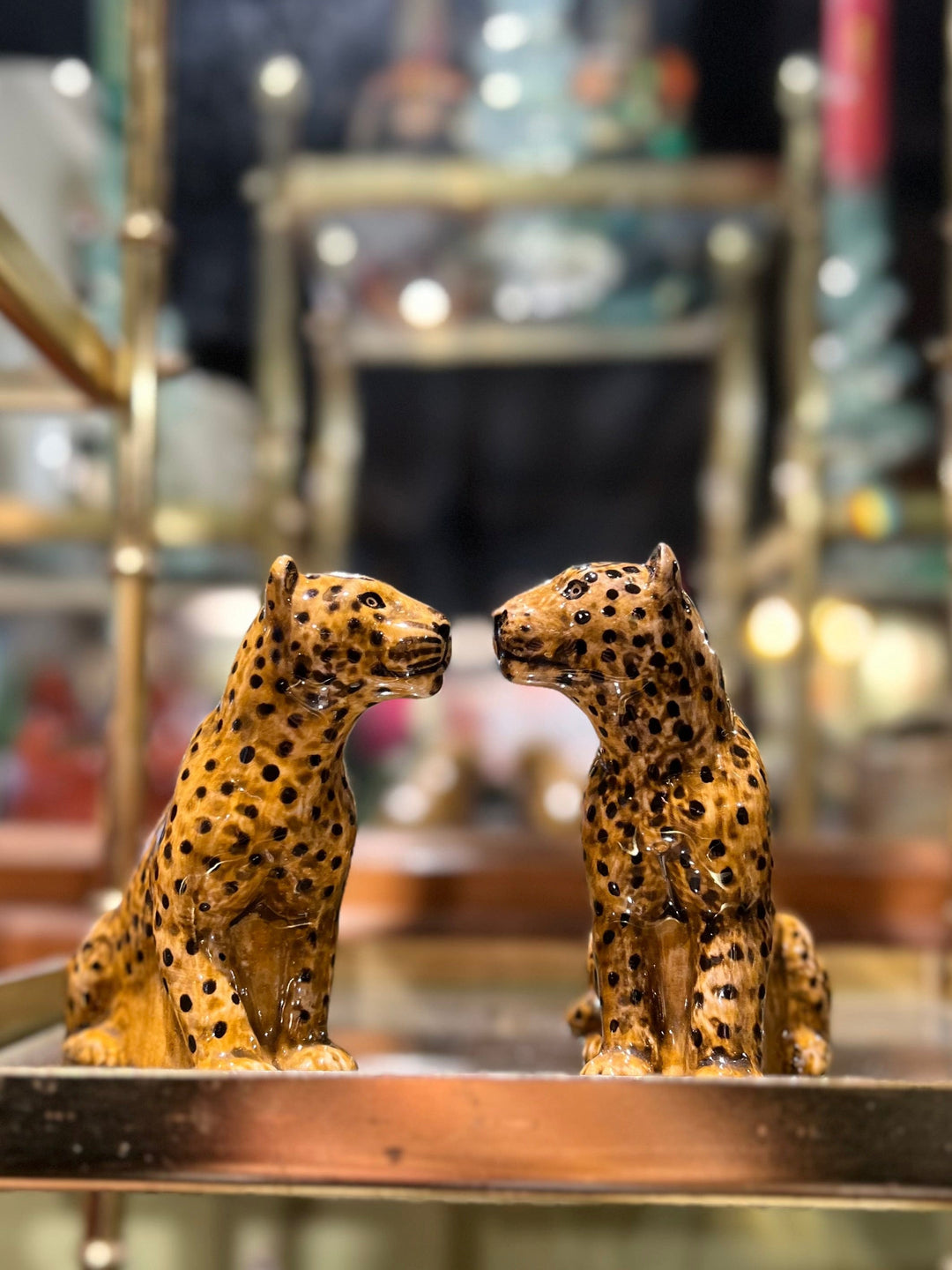 Quail Ceramics interiør Salt- og pepperbøsse - leopard