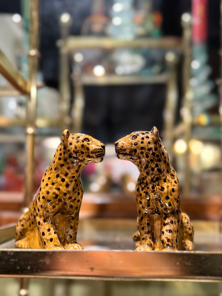 Quail Ceramics interiør Salt- og pepperbøsse - leopard