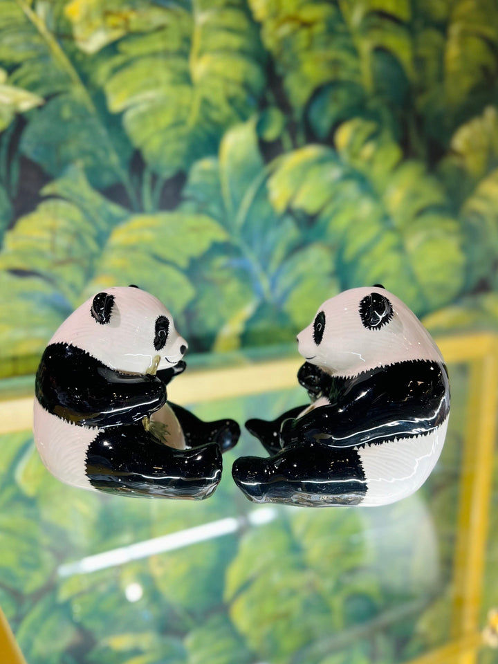 Quail Ceramics interiør Salt- og pepperbøsse - panda