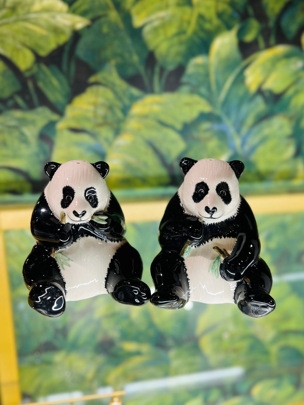 Quail Ceramics interiør Salt- og pepperbøsse - panda