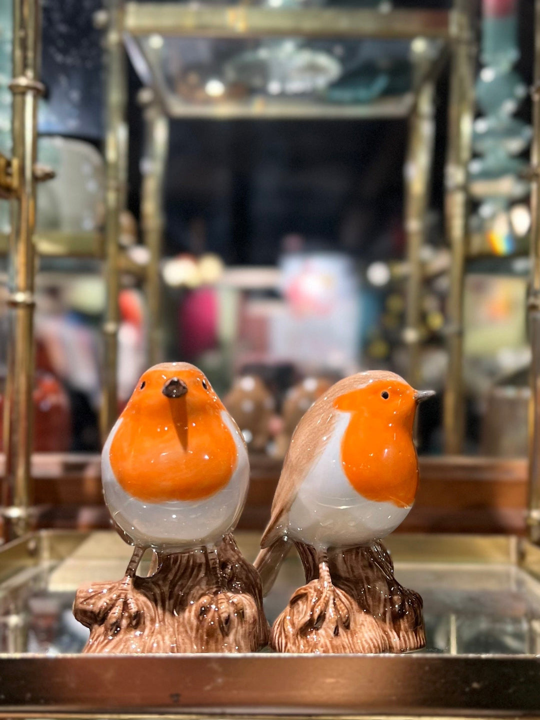 Quail Ceramics interiør Salt- og pepperbøsse - rødstrupe