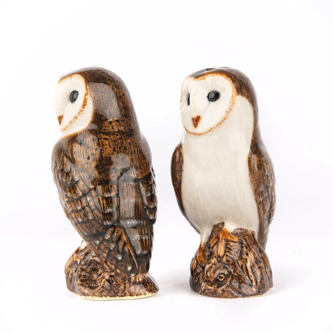 Quail Ceramics interiør Salt- og pepperbøsse - tårnugle