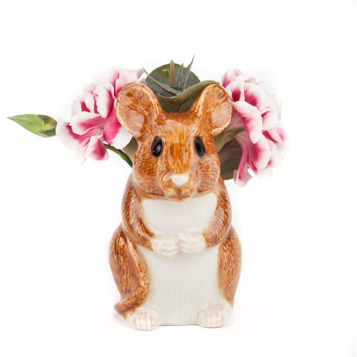 Quail Ceramics interiør Wood Mouse - bud flower vase