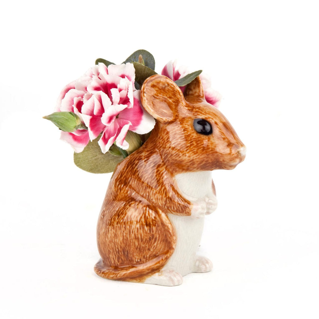 Quail Ceramics interiør Wood Mouse - bud flower vase
