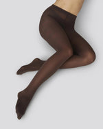Last inn bildet i Galleri-visningsprogrammet, Swedish Stockings strømpebukser Strømpebukse - Olivia 60 den - dark brown

