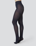 Last inn bildet i Galleri-visningsprogrammet, Swedish Stockings strømpebukser Strømpebukse - Olivia 60 den - marineblå
