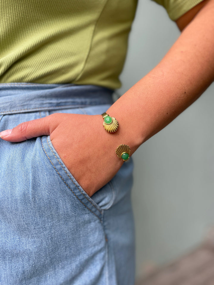 Urban Hippies armbånd Venus Bangle armbånd - emerald