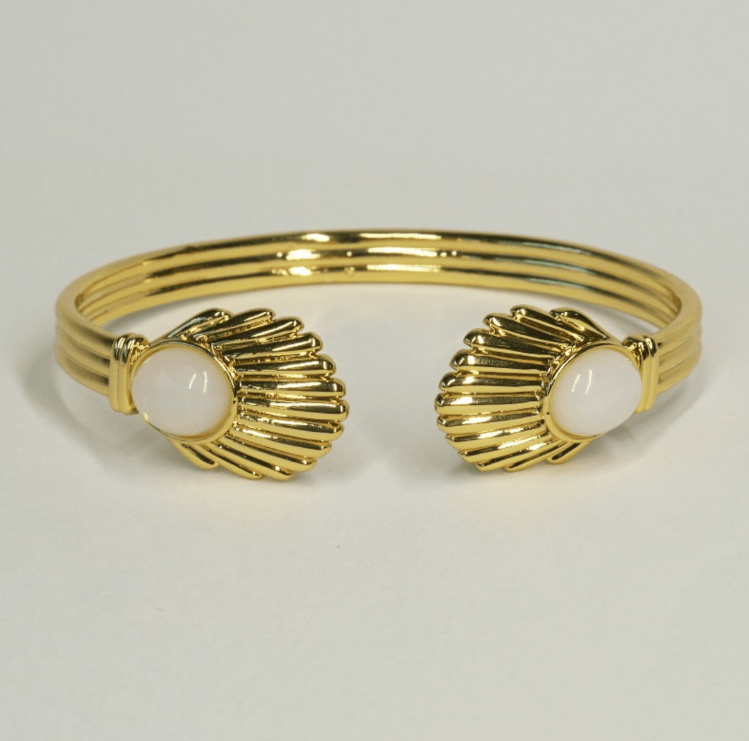 Urban Hippies armbånd Venus Bangle armbånd - opal white gull
