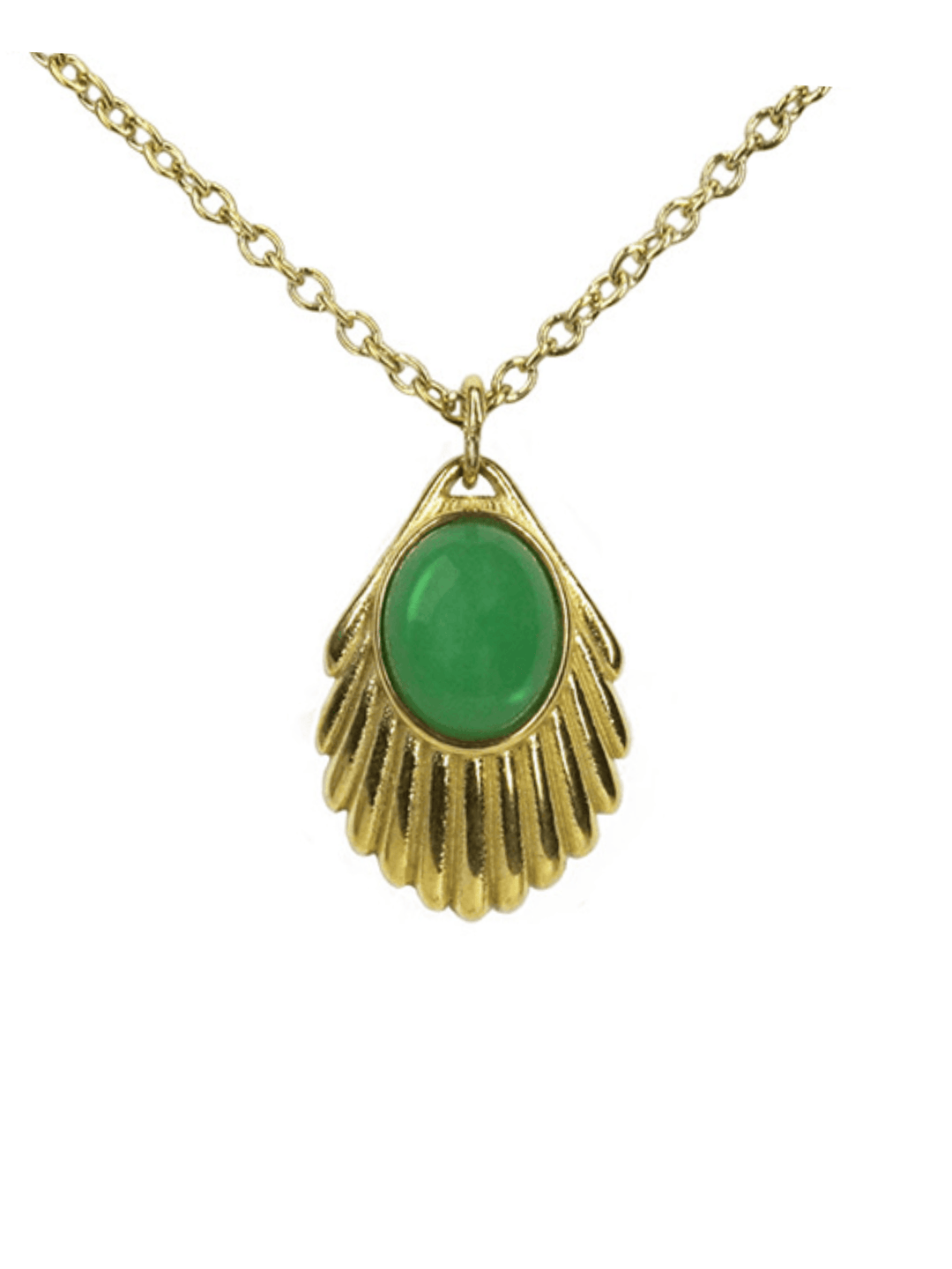 Urban Hippies halskjeder Halskjede Venus chain - Emerald