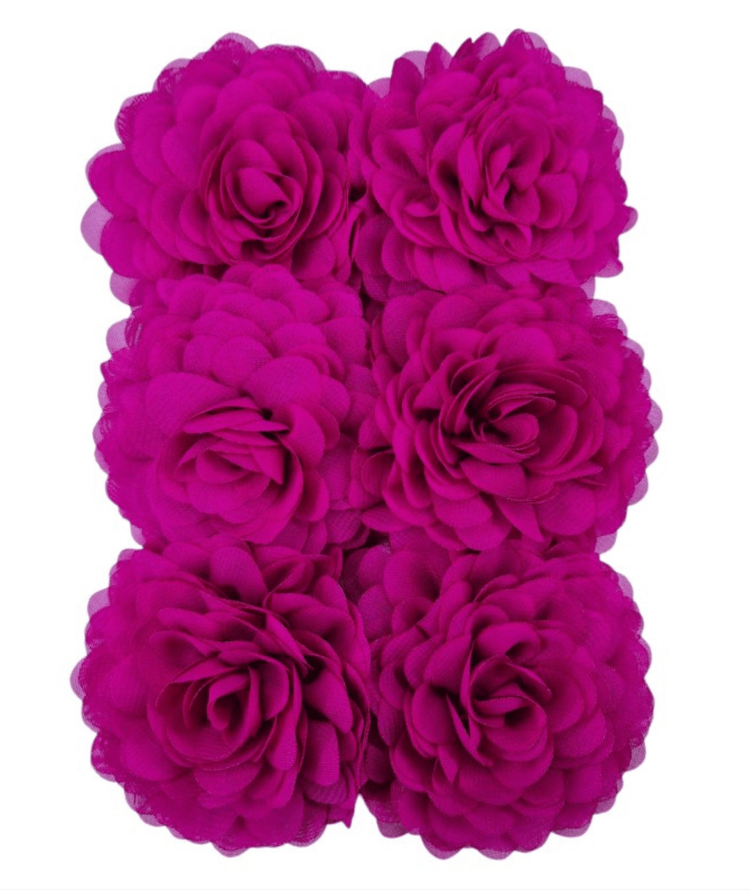 Urban Hippies hårpynt Hårblomst chiffon - fuchsia