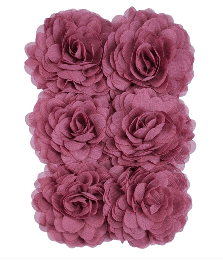 Urban Hippies hårpynt Hårblomst chiffon - gammelrosa