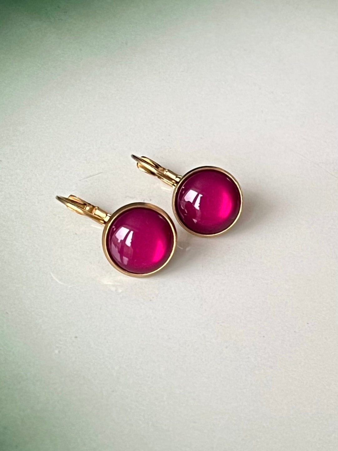 Urban Hippies øredobber Øredobber dots - clover violet