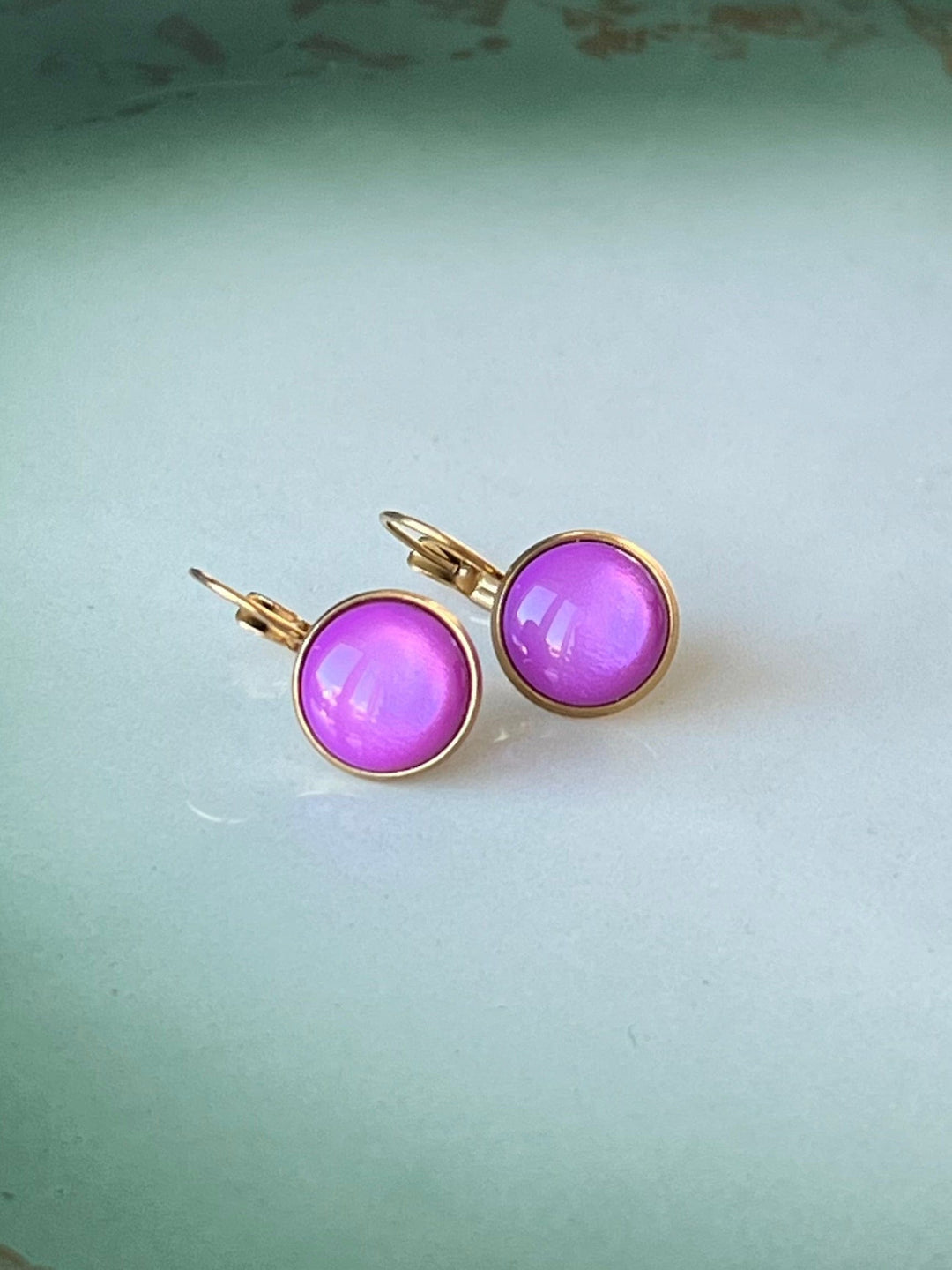 Urban Hippies øredobber Øredobber dots - crocus pink