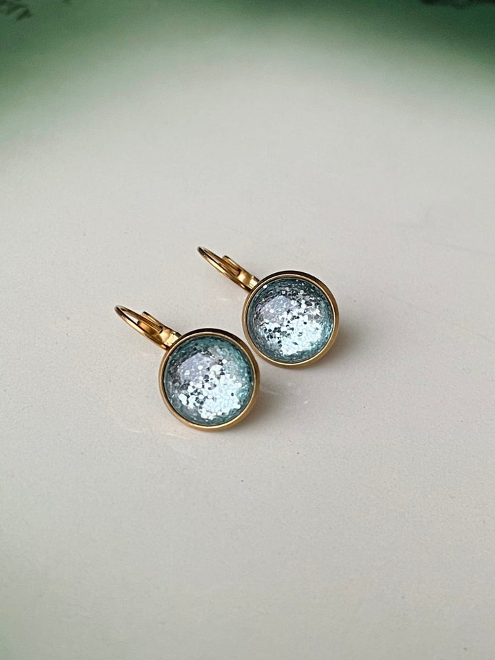 Urban Hippies øredobber Øredobber dots - mare glitter