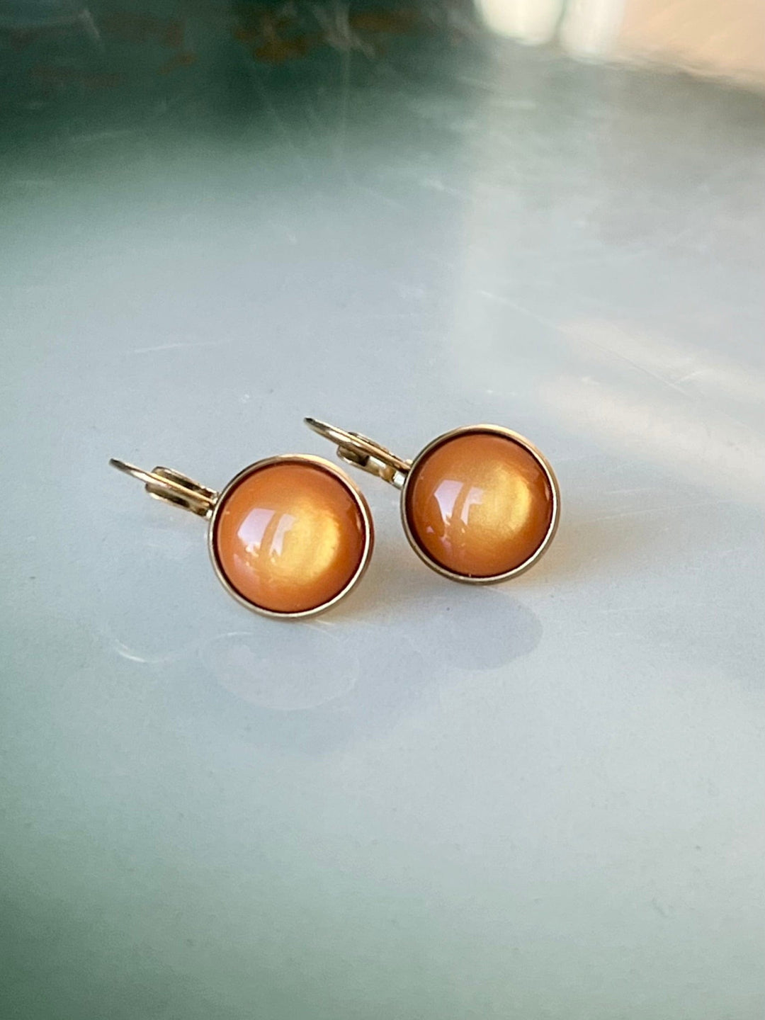 Urban Hippies øredobber Øredobber dots - marigold