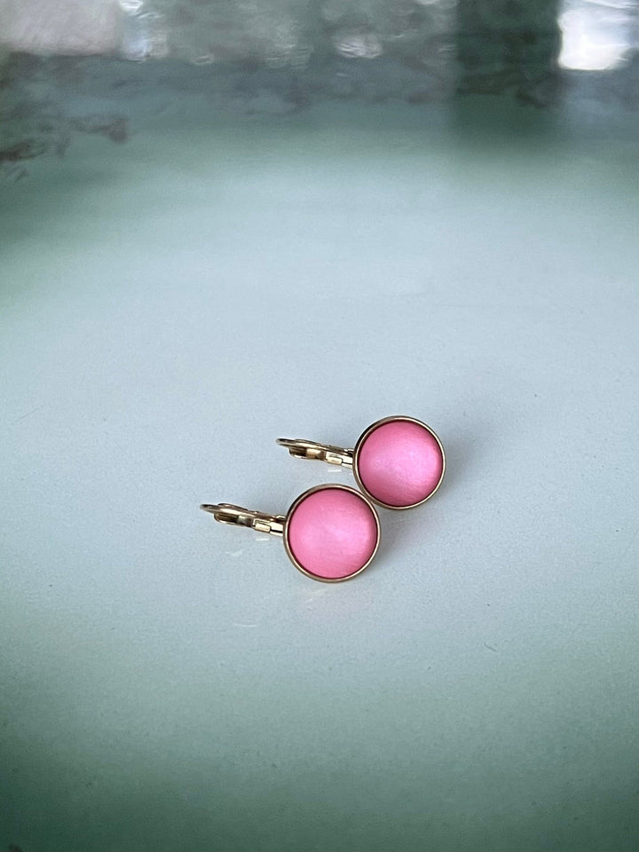 Urban Hippies øredobber Øredobber dots - silky rouge