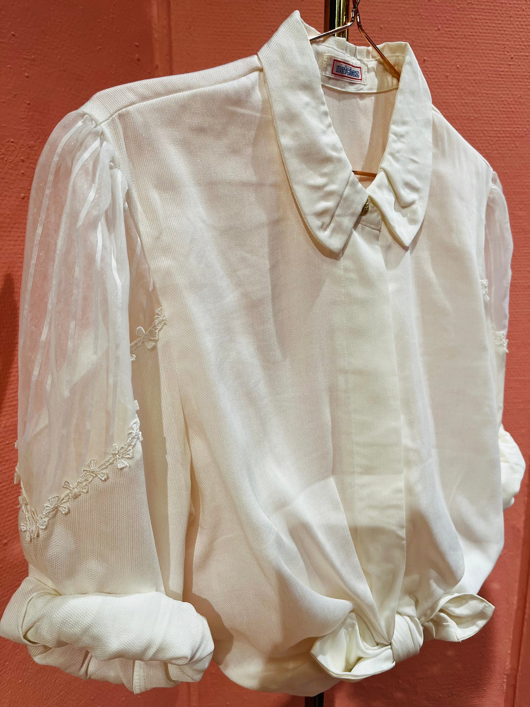 Vintage Vintage bluser S Vintagebluse -  164 Unique, str S