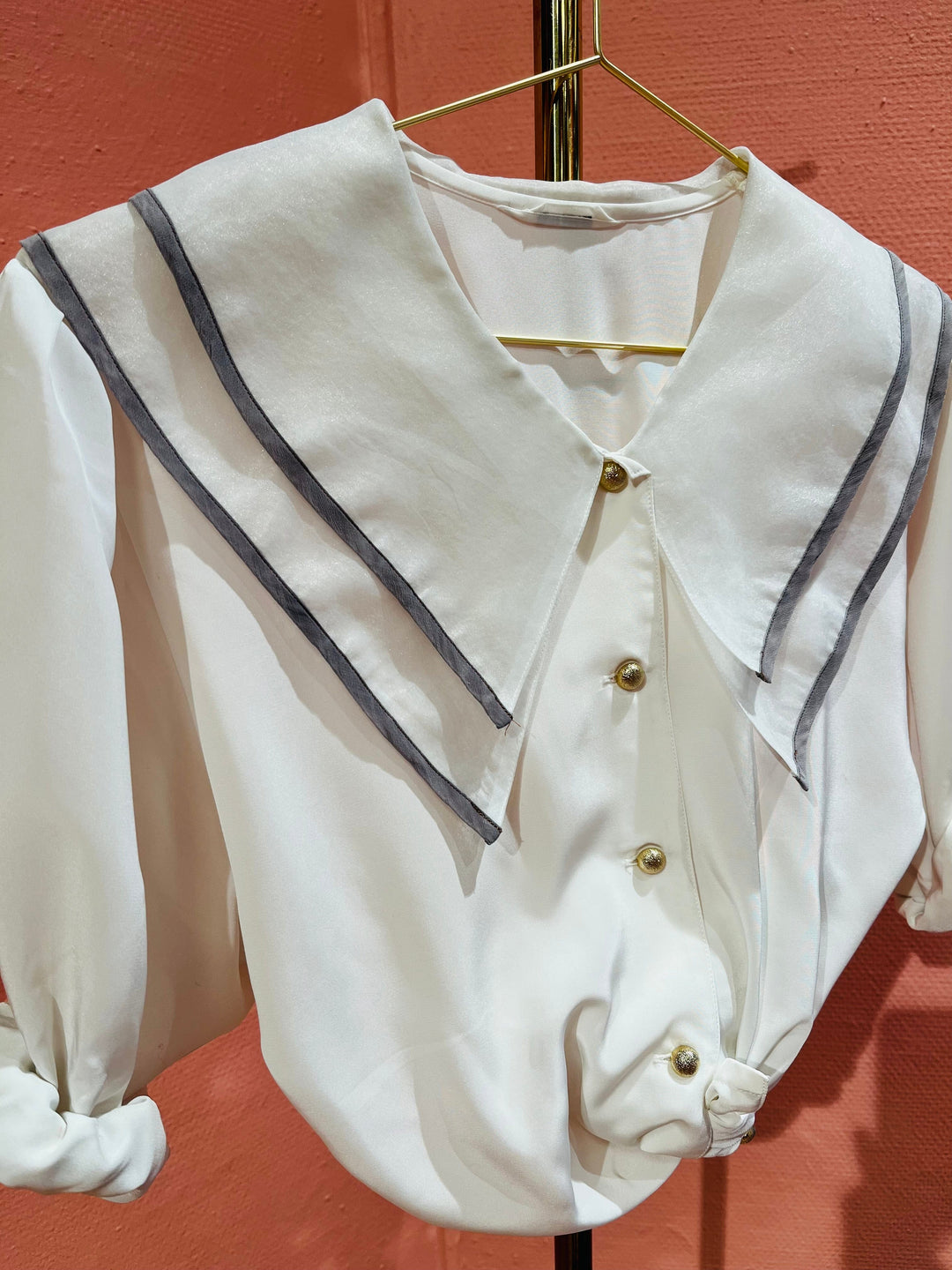 Vintage Vintage bluser M Vintagebluse -  166 Kragedrøm, str M