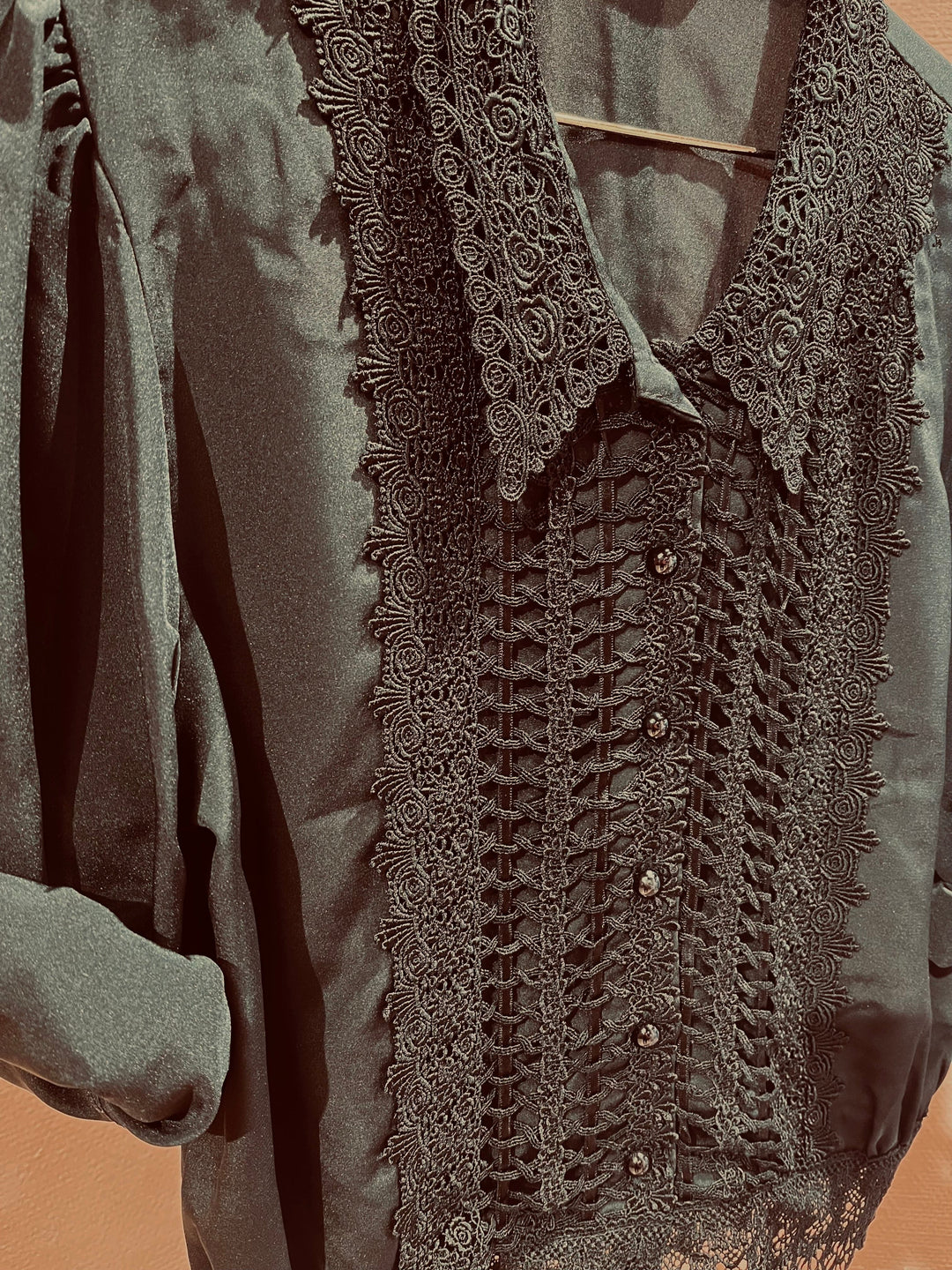 Vintage Vintage bluser M Vintagebluse -  176 Blondedryss, str M