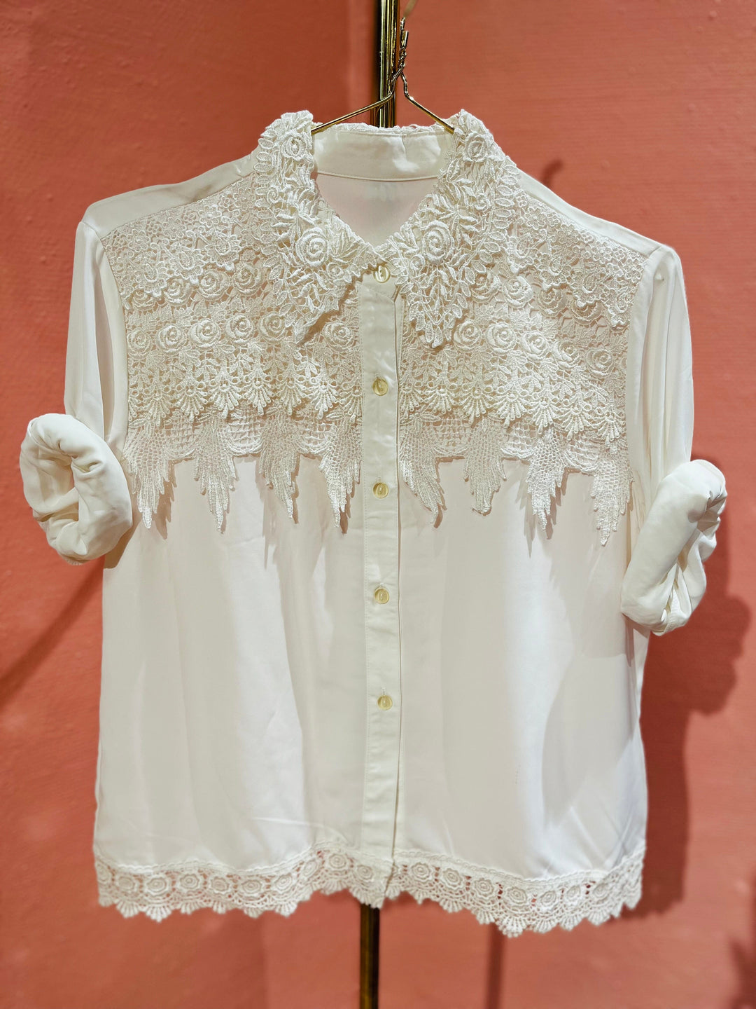 Vintage Vintage bluser S Vintagebluse - 182 Westernblonder, str S