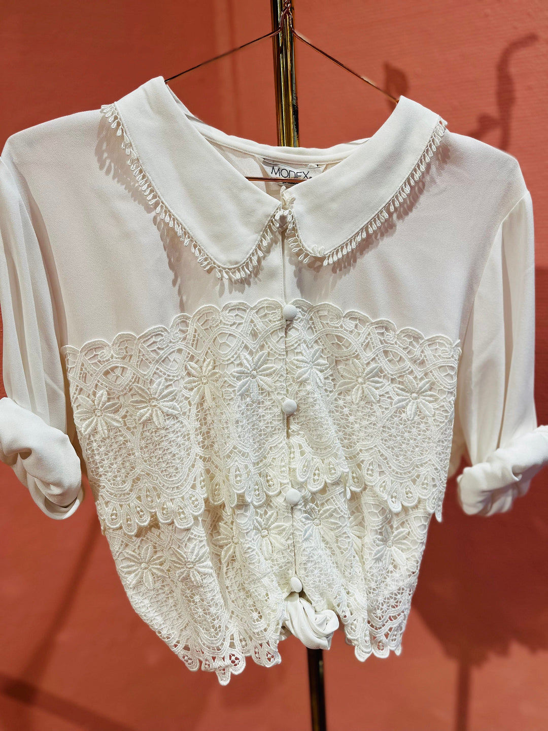 Vintage Vintage bluser M Vintagebluse -  186 Blondelag, str M