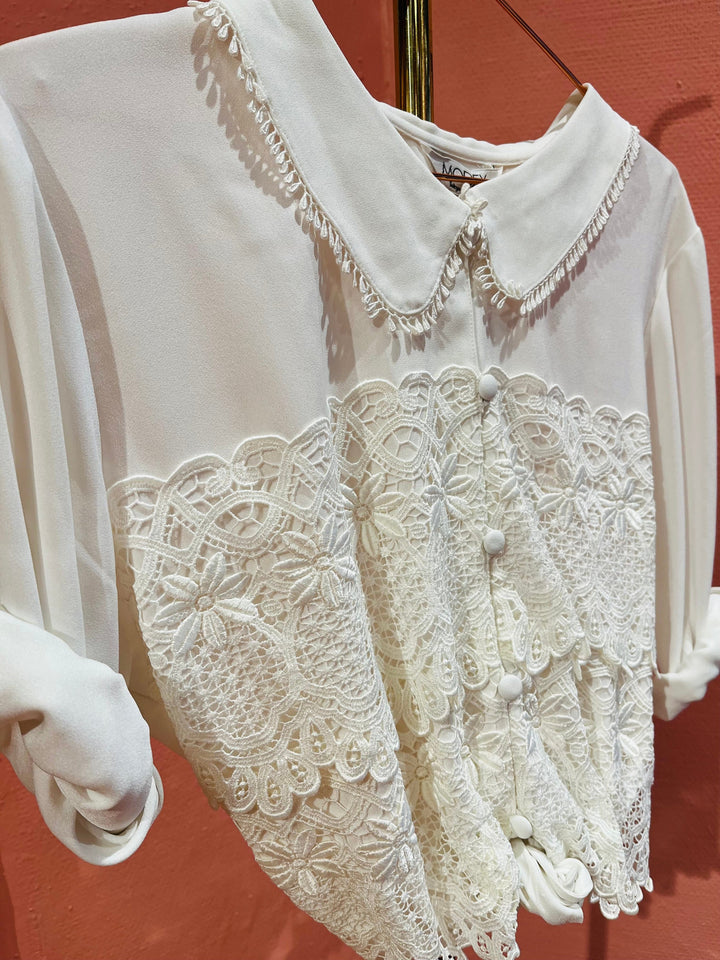 Vintage Vintage bluser M Vintagebluse -  186 Blondelag, str M